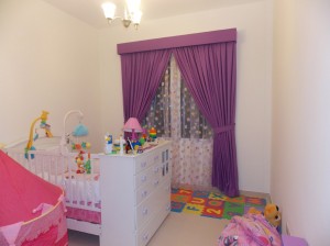 Baby room curtain