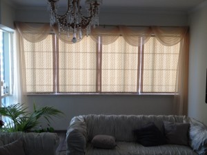 Curtain with design