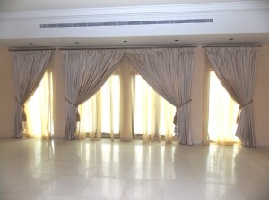 Curtains-and-Sheers,-Living-Room,-Al-Furjan-Villa-project,-Dubai