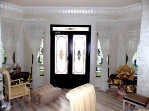 Sheers-and-parquet-flooring,-Living-Room,-Al-Mizhar-Villa-project,-Dubai