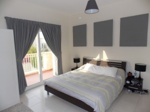 American Curtins & Roman Blinds of Master Bedroom in Spring Dubai 