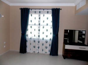 Curtain-and-Sheer-of-Master-Bed-Room-in-Falcon-City--Dubai