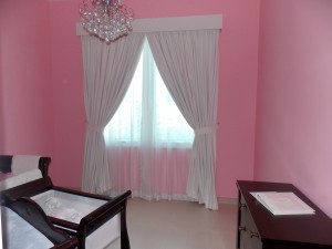 Curtain & Sheer with Pelmet of Bed Room in Nad Al Sheba Dubai                    