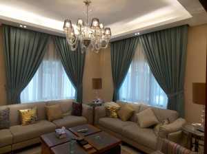 Curtains and Sheers  of Majles in Meadows, Dubai