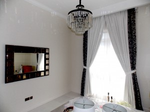 Curtains and Sheers of Bed  Room in Zanzebeel Project Dubai     