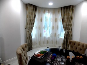 Curtains and Sheers of Dining Area in Al Badia Dubai               