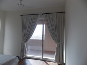 Curtains of Guest Room in water front Jabel Ali , Dubai