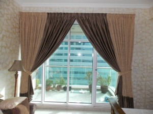 Curtains-of-Bed-Room-in-Al-Seef-2,Jumeirah-Lakes-tower,-Dubai