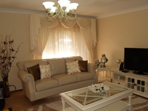 Curtains & Sheer with Design of Living Area