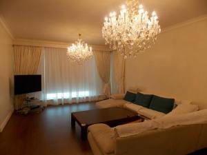 Curtains & Sheer with Pelmet of Living Area in Marina, Dubai