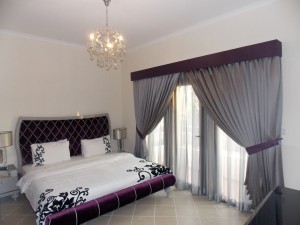 Curtains & Sheer with pelmet of Bedroom in Mirdiff, Dubai