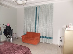 Curtains with Border of Bedroom in Jumeirah, Dubai