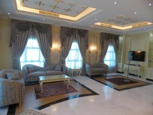 Curtains with Design & Sofas of Up Hall in Al Quoz Near Bowling Center (1)