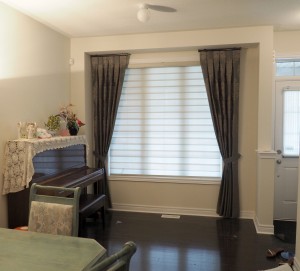 Curtains with Duplex Blinds of Dining Room (1)   