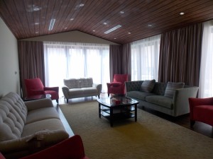 Curtains with Sheers and Sofas in Mezhar Dubai                    