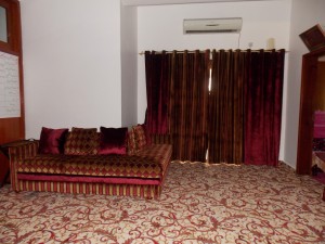 Eyelets Curtains, Upholstery of Sofa & Carpet of Living Area in Al Mezhar, Dubai   