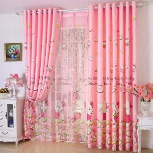 Eyelets Curtains with Sheers of Kidsroom
