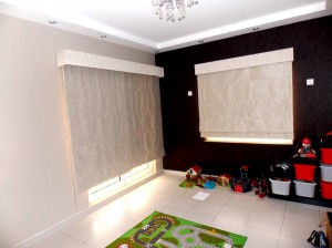Roman blinds with pelmet of Boys Room  in The Villa, Villa project Dubai           