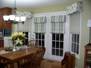 Roman Blinds of Dining Room