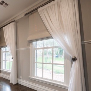 Sheers Curtains of Living Area                    