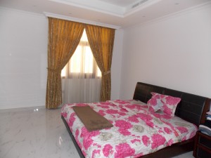 Velvet Curtain with Sheer of Bed Room in Mezhar, Dubai