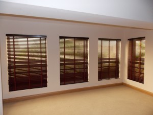 Wooden Blinds of Master Bedroom in Arabian Ranches, Dubai 